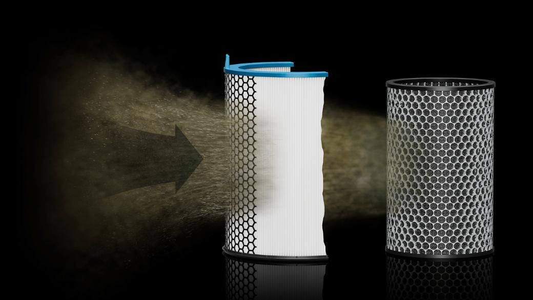 DYSON - AIR PURIFIER - HUSHJET COMPACT BLK/T