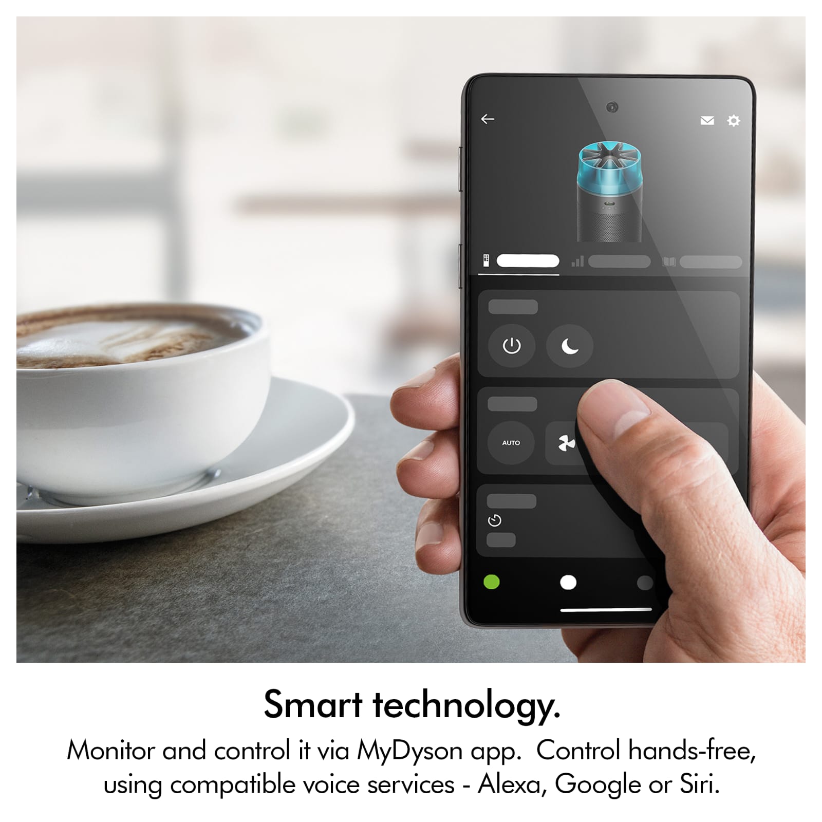 DYSON - AIR PURIFIER - HUSHJET COMPACT BLK/T