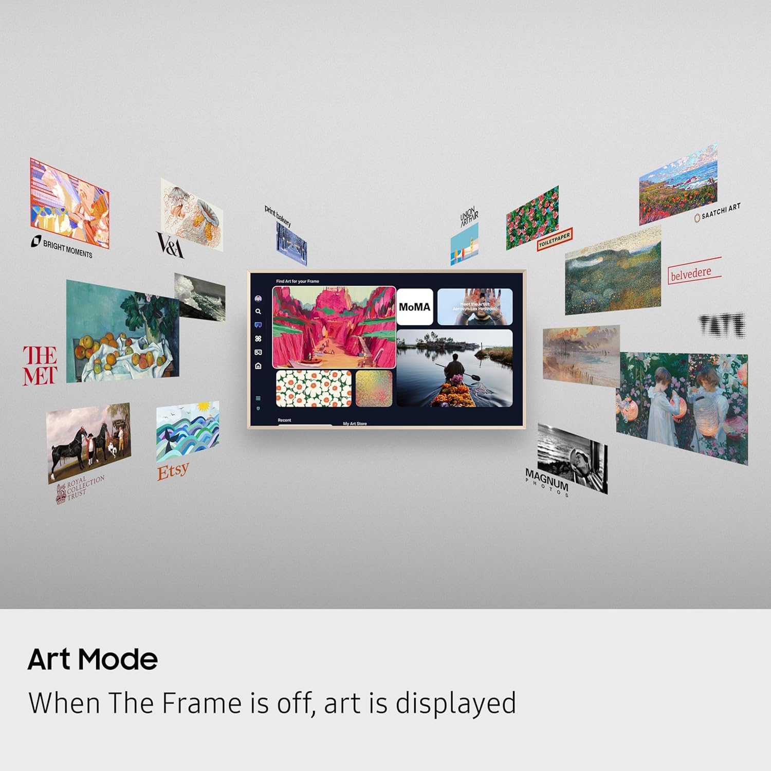 SAMSUNG - QLED TV  Frame tv QA65LS03FAULXL